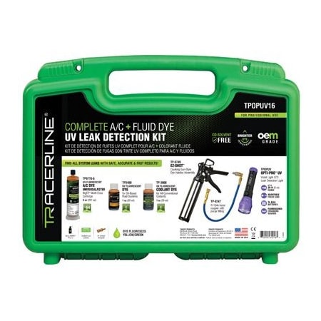 Tracer Products KIT A/C & FLUID DYE UV LEAK DETECTION DLTPOPUV16